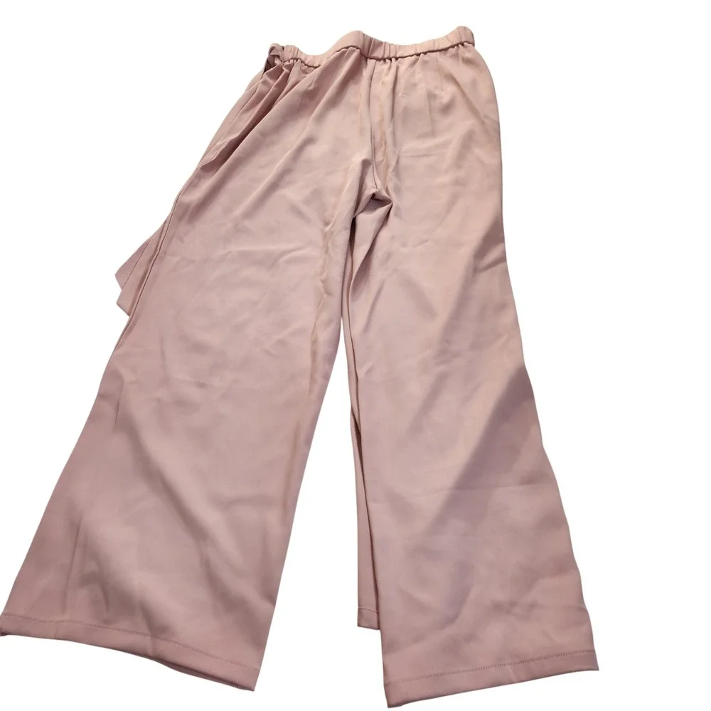 Halara Flex™ High Waisted Tie‎ Side Wide Leg Work Pants Sz Large Regular NWT NEW